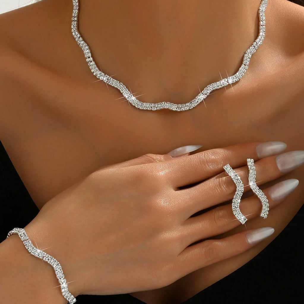 Crystal Luxury Wedding Jewellery Set