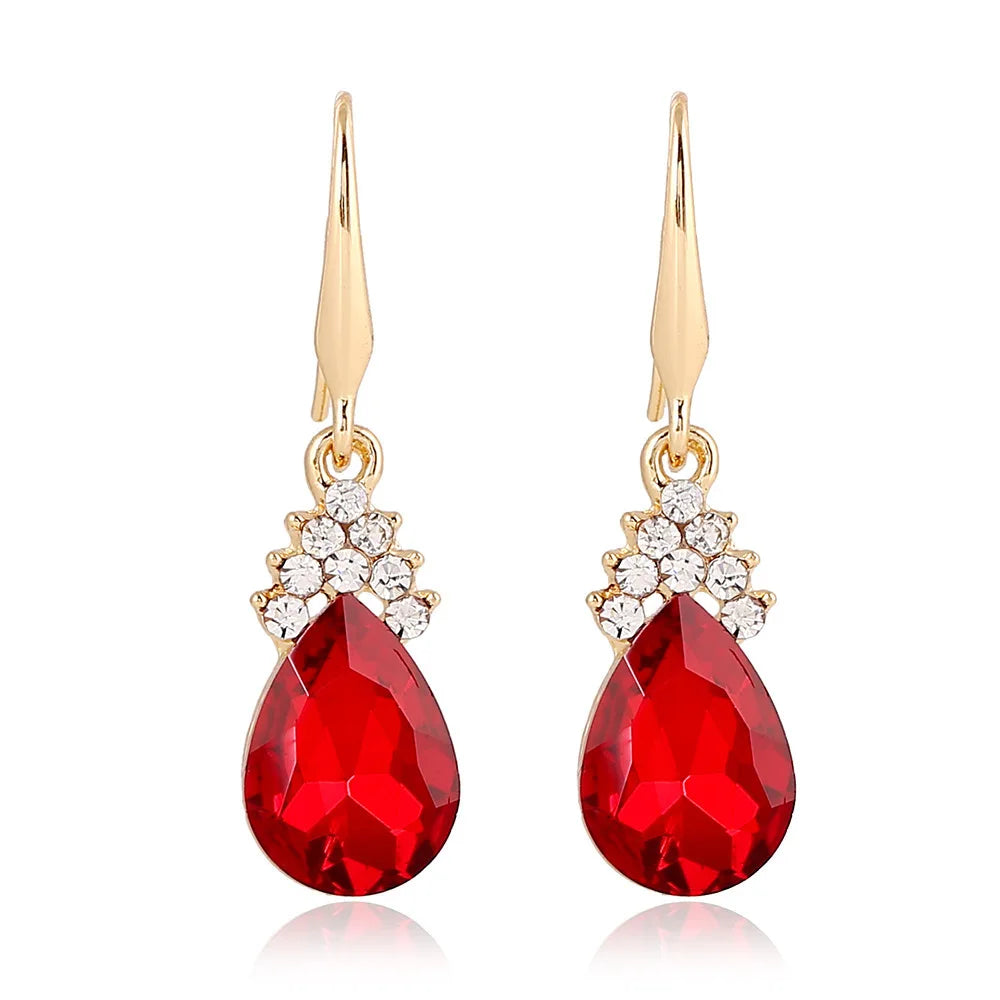 Gold Crystal Bridal Jewellery Set