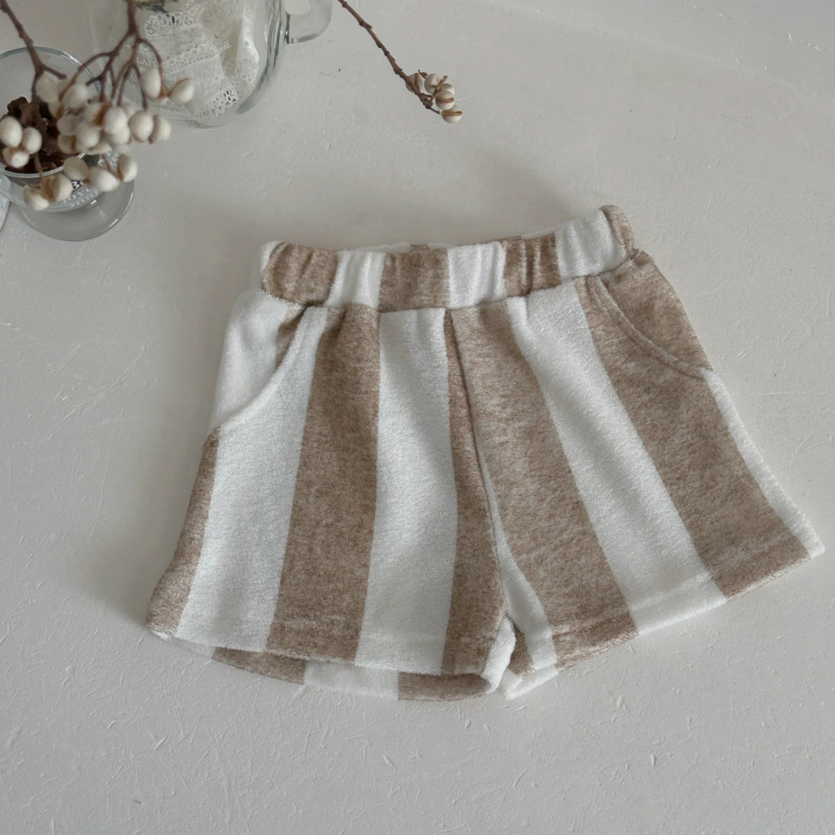 Kids Clothes Children's Striped Suit  Short-sleeved+shorts 2-piece T-shirt Summer Baby Clothes Children Clothing Boys Girls