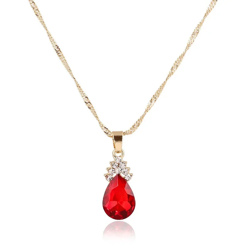 Gold Crystal Bridal Jewellery Set