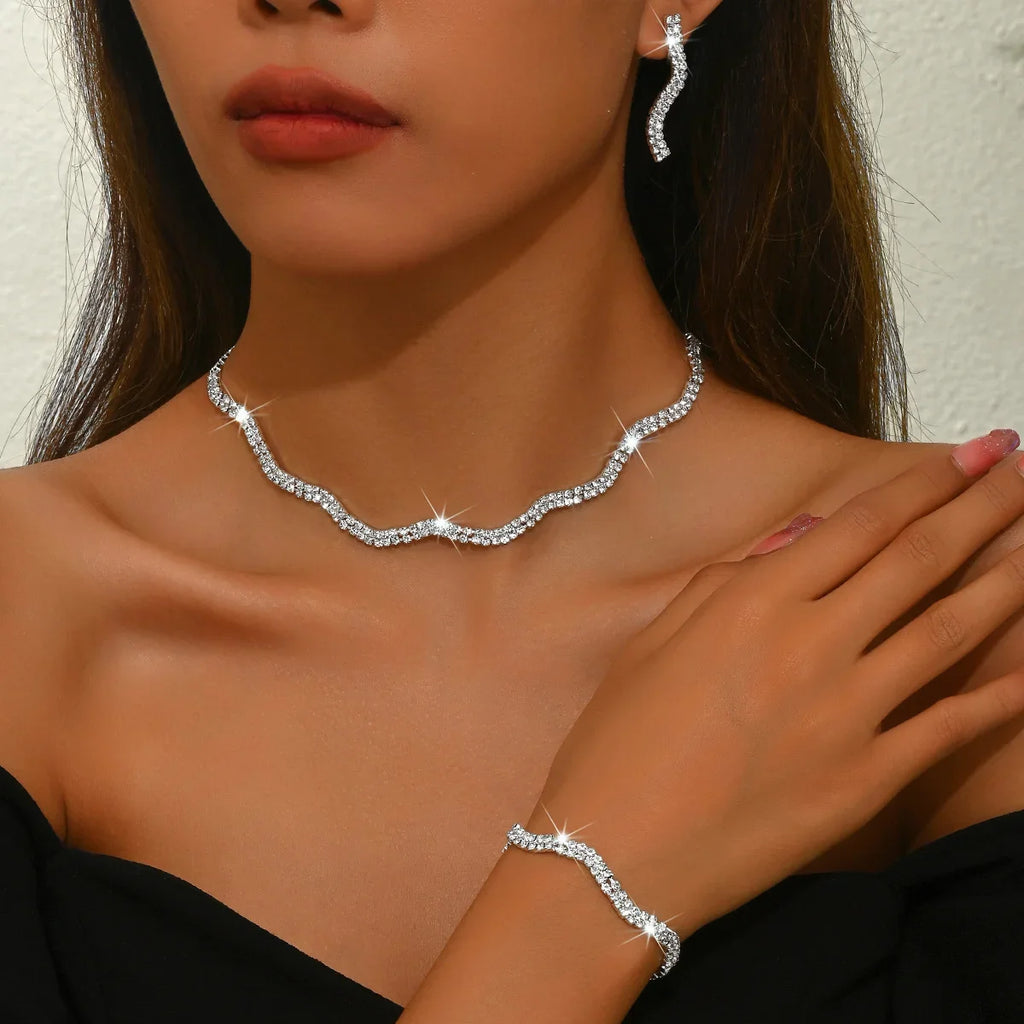 Crystal Luxury Wedding Jewellery Set