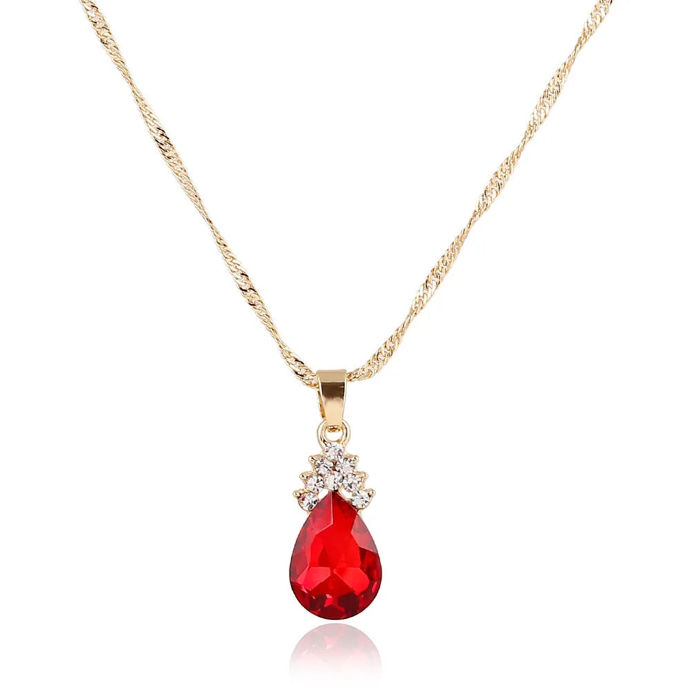 Gold Crystal Bridal Jewellery Set