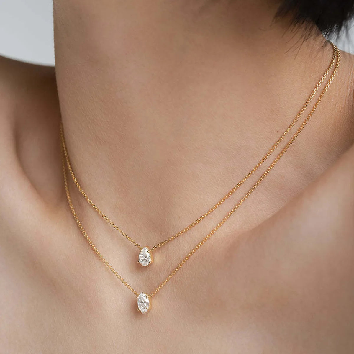 Zircon Multilayer Choker Necklace